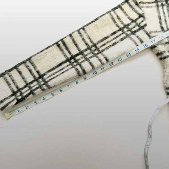 SANCTUARY | Open Front Flyaway Cardigan Sweater Duster Windowpane (Size S) - Picture 6 of 12